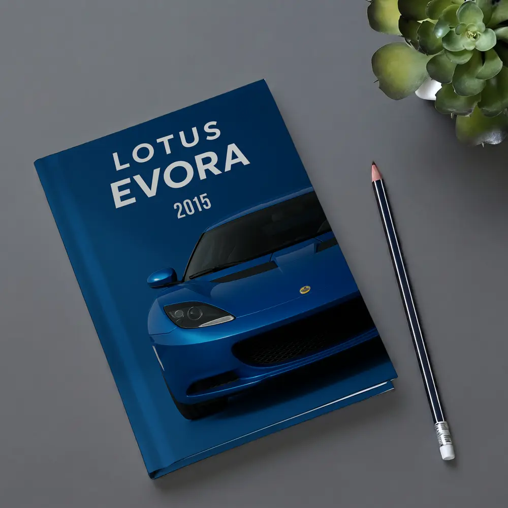 Lotus Evora Blue Sports Car Front View – Notebooks