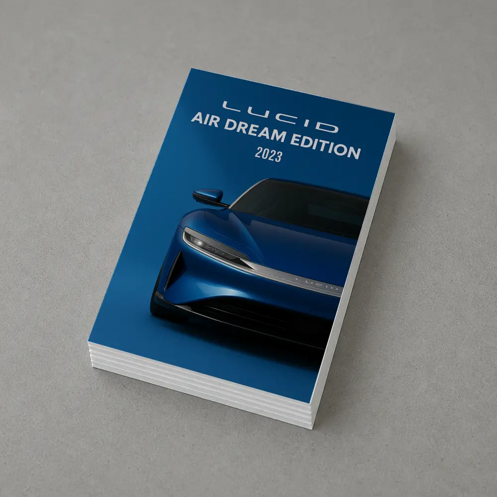Lucid Air Dream Edition Blue Studio – Postcards