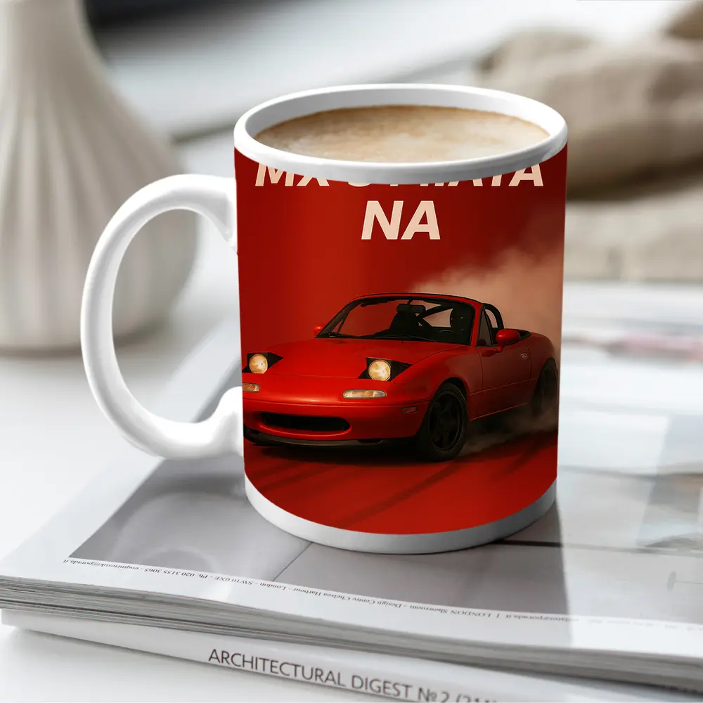 Mazda MX-5 Miata NA Red Drift – Mugs