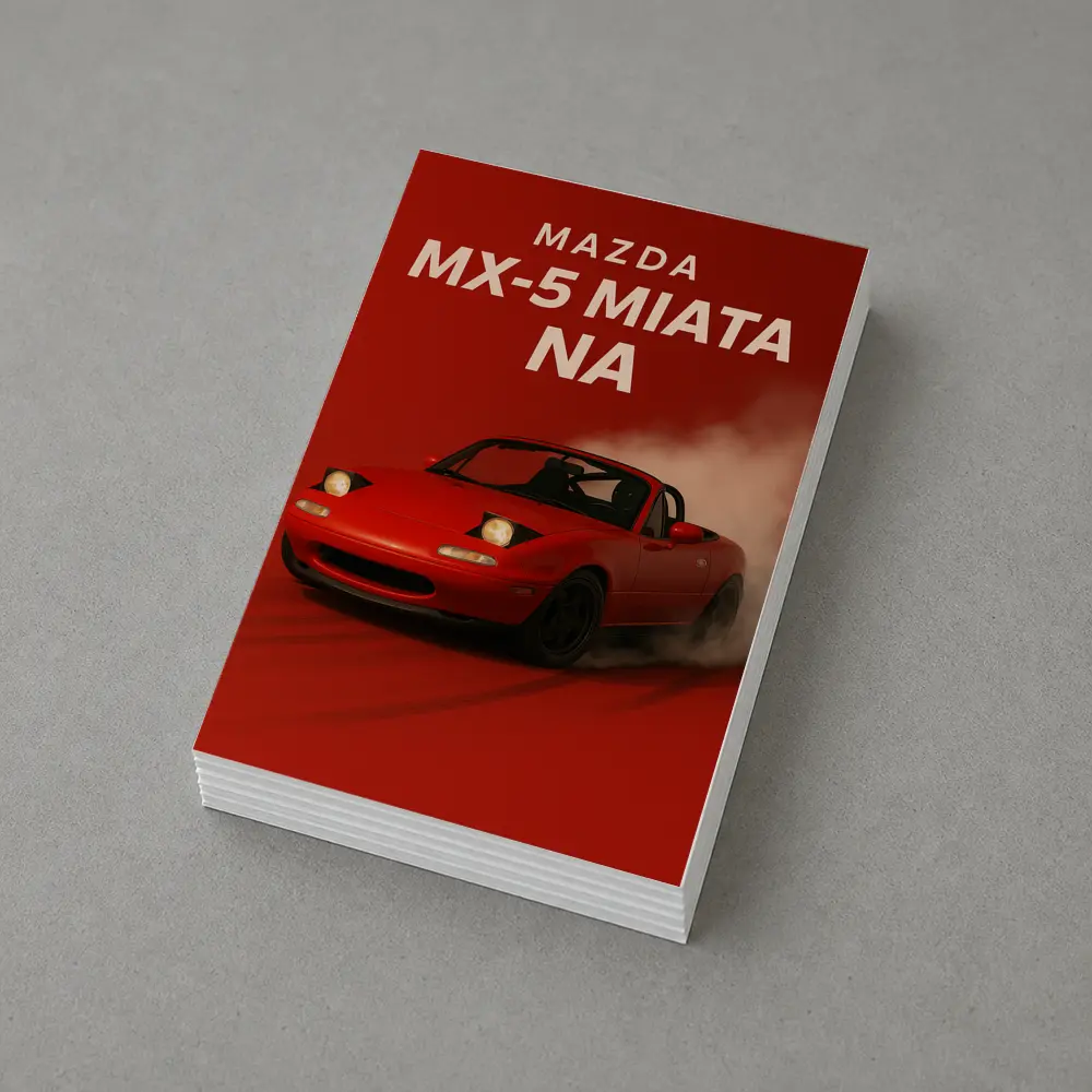 Mazda MX-5 Miata NA Red Drift – Postcards