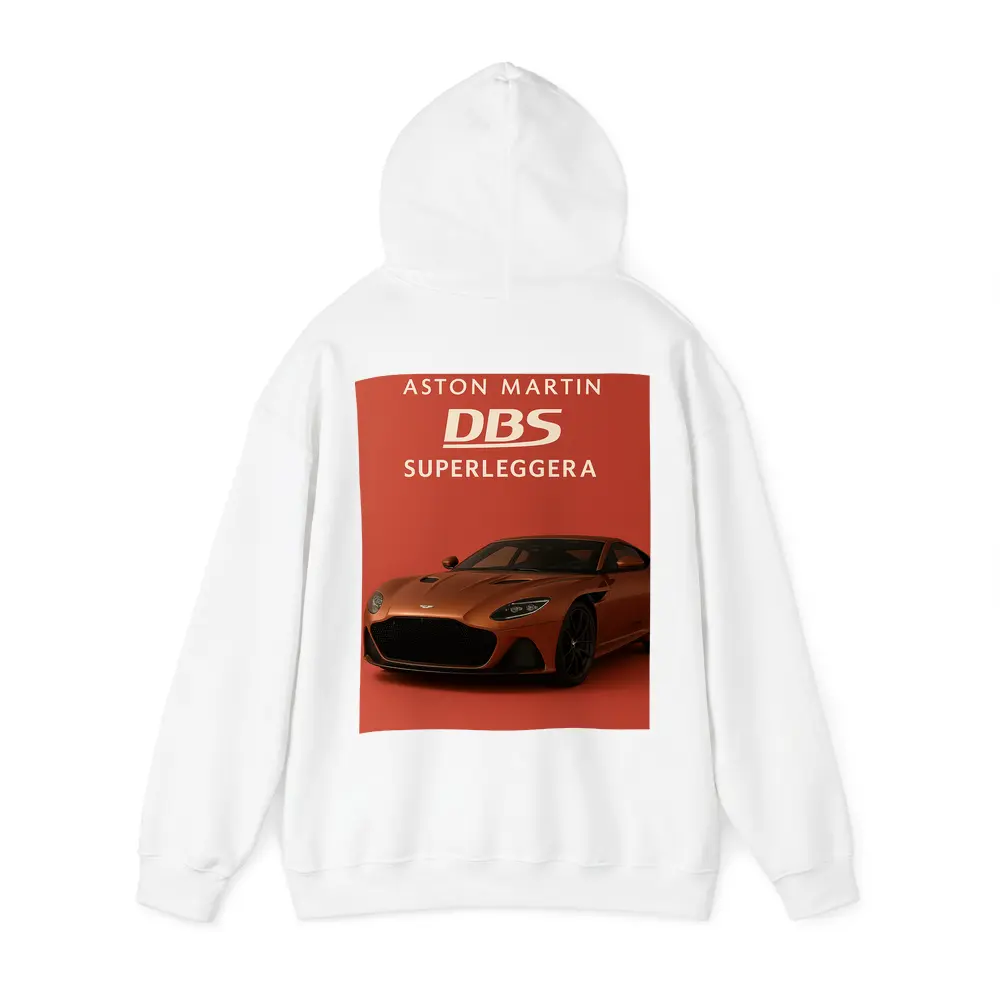 Aston Martin DBS Superleggera Red Background – Hoodies