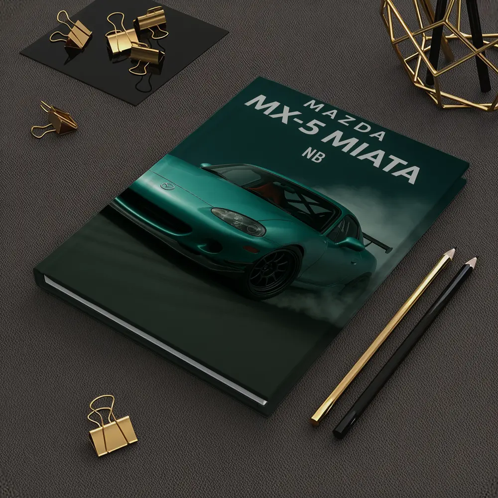 Mazda MX-5 Miata NB Teal Drift Smoke – Notebooks