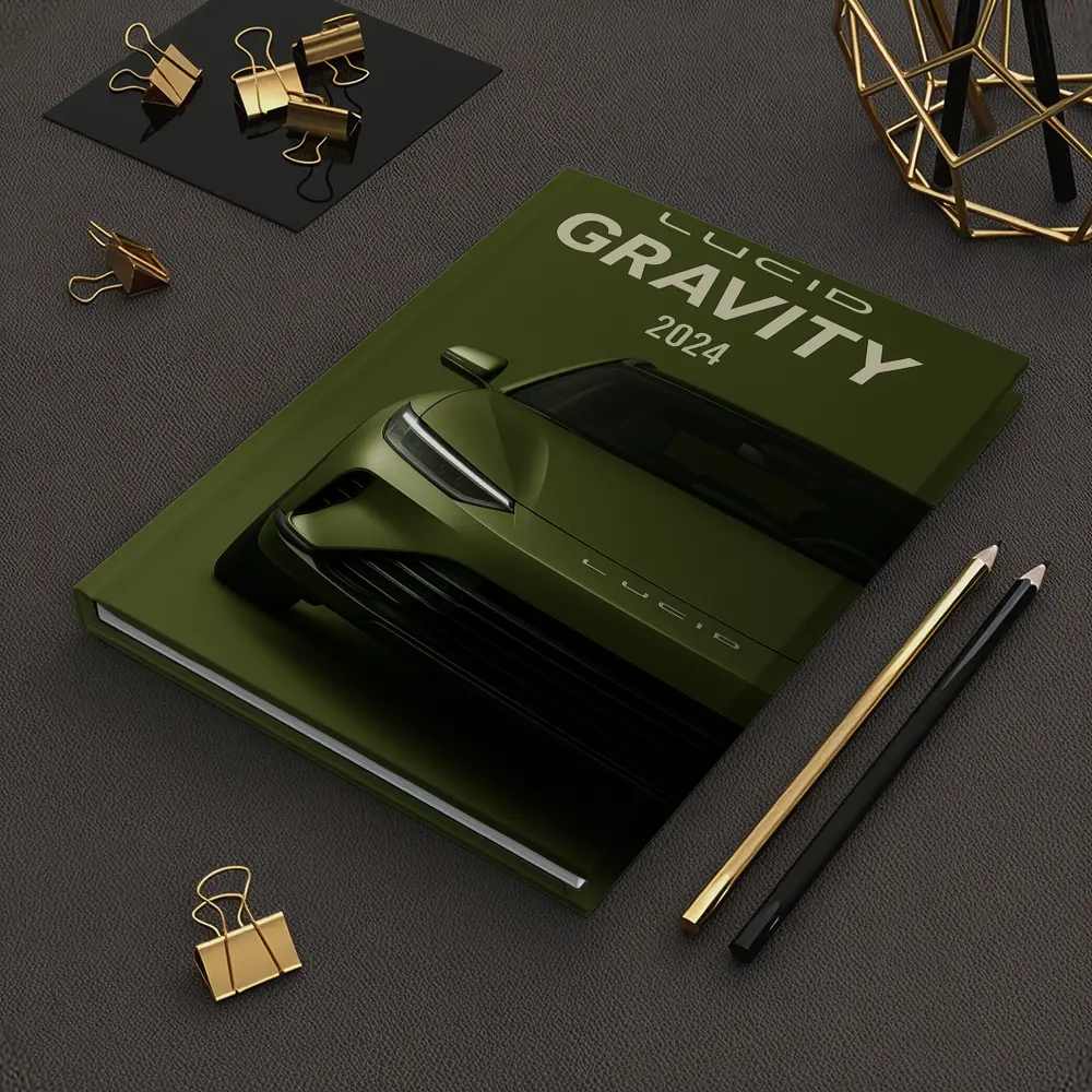 Lucid Gravity 2024 Electric SUV Green – Notebooks