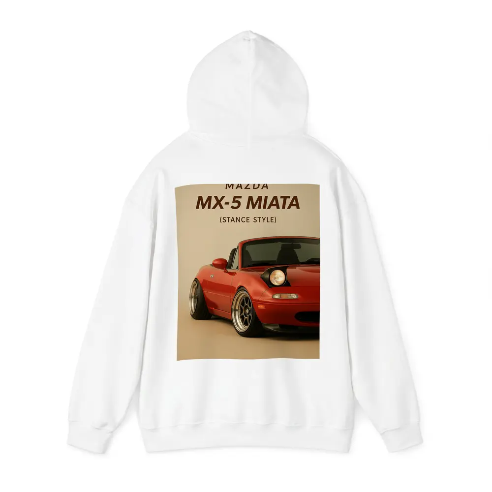 Mazda MX-5 Miata Stance Style Red – Hoodies