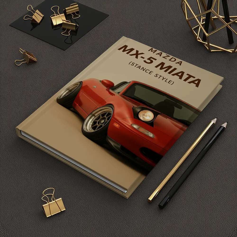 Mazda MX-5 Miata Stance Style Red – Notebooks