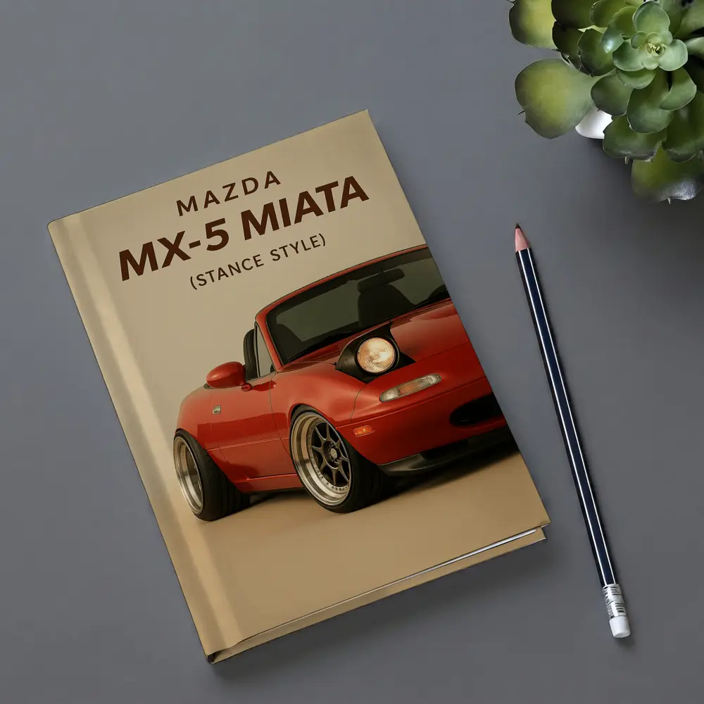 Mazda MX-5 Miata Stance Style Red – Notebooks