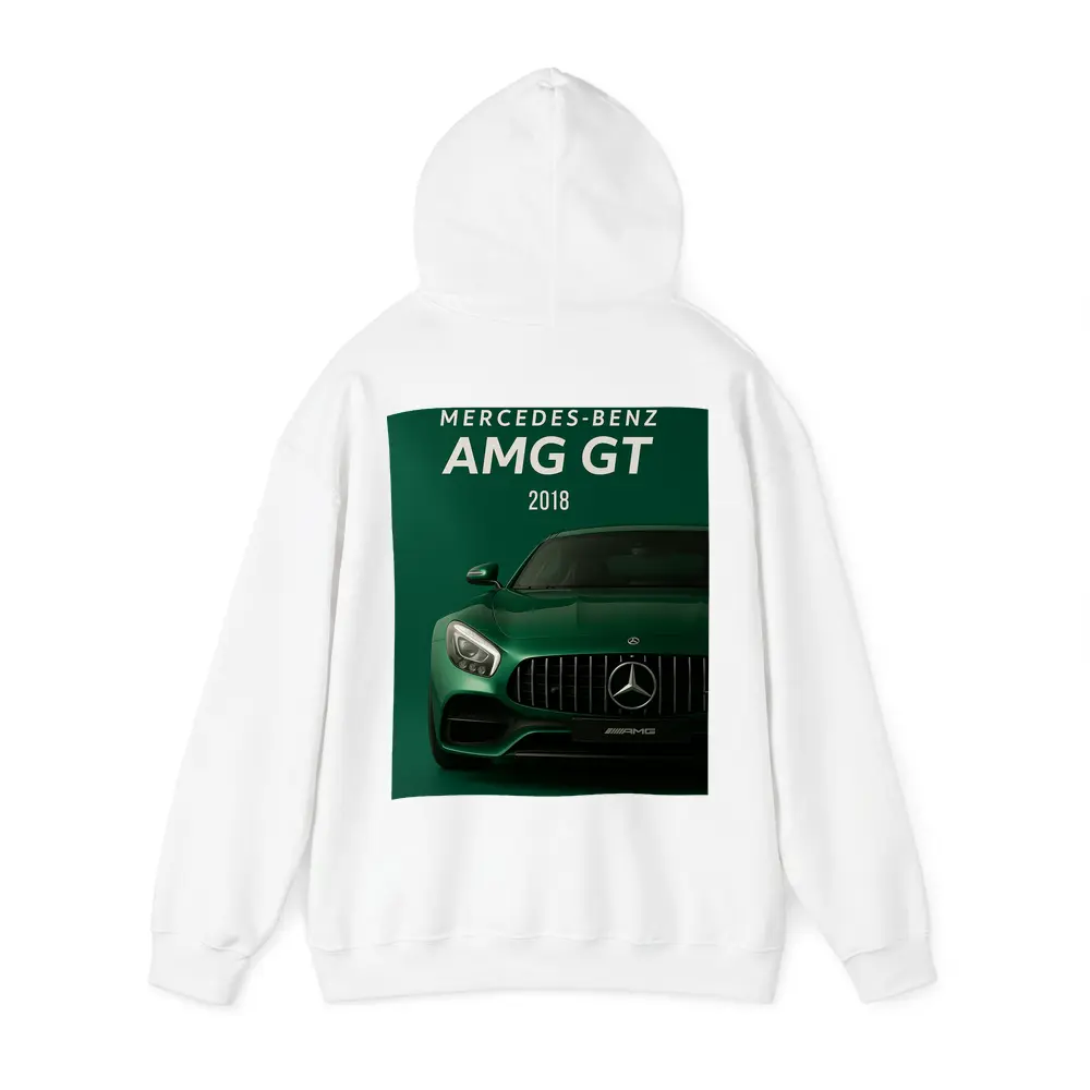 Mercedes Benz AMG GT Green Front View – Hoodies