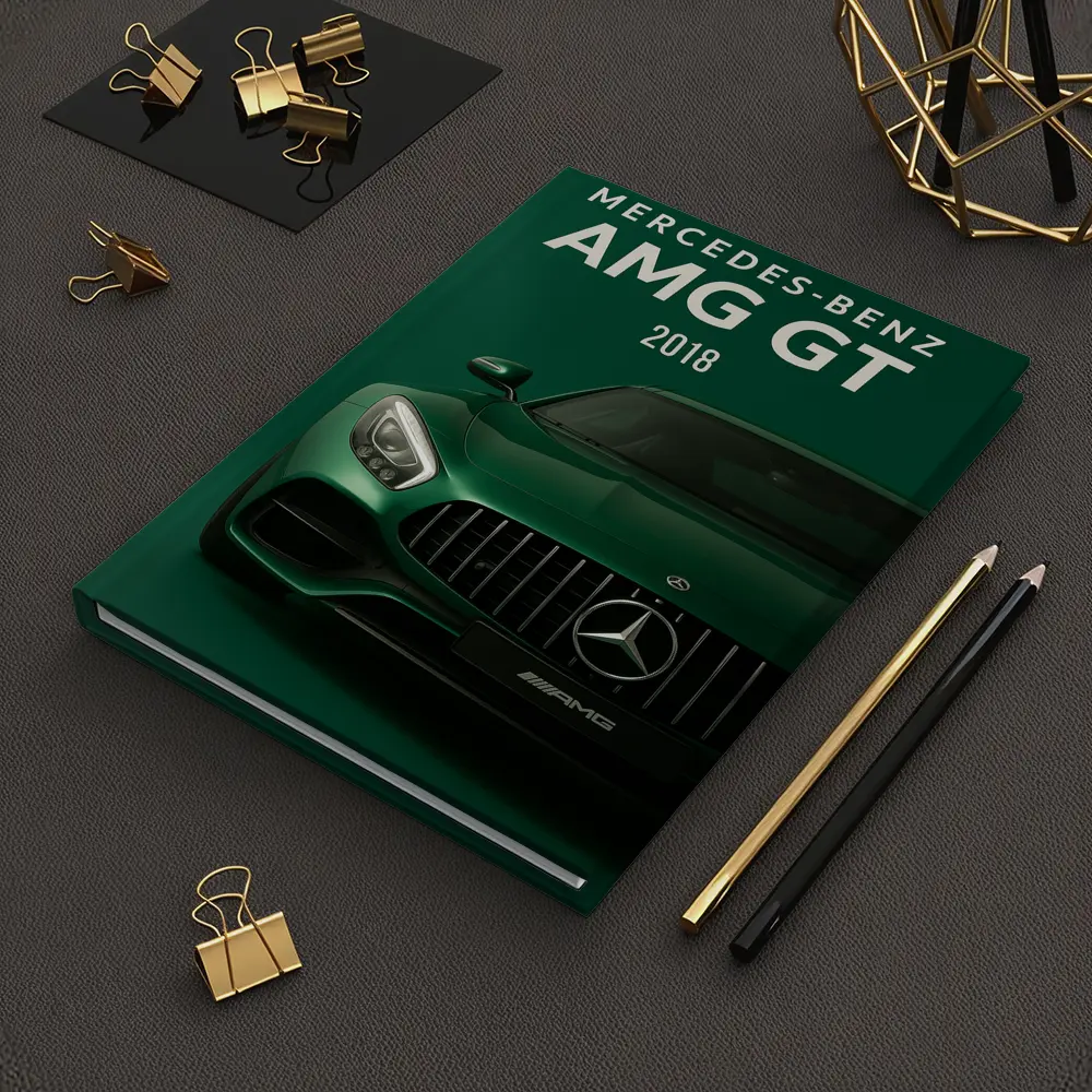 Mercedes Benz AMG GT Green Front View – Notebooks