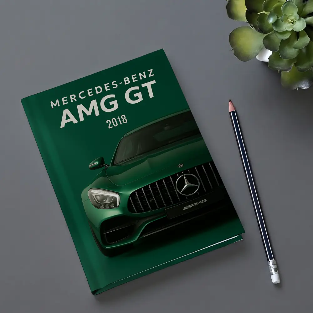 Mercedes Benz AMG GT Green Front View – Notebooks