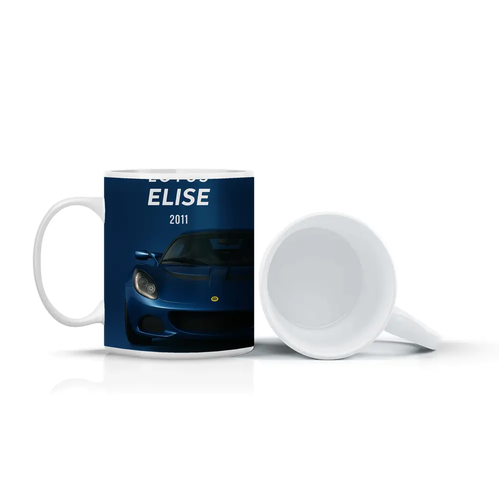 Lotus Elise 2011 Blue Studio Art – Mugs