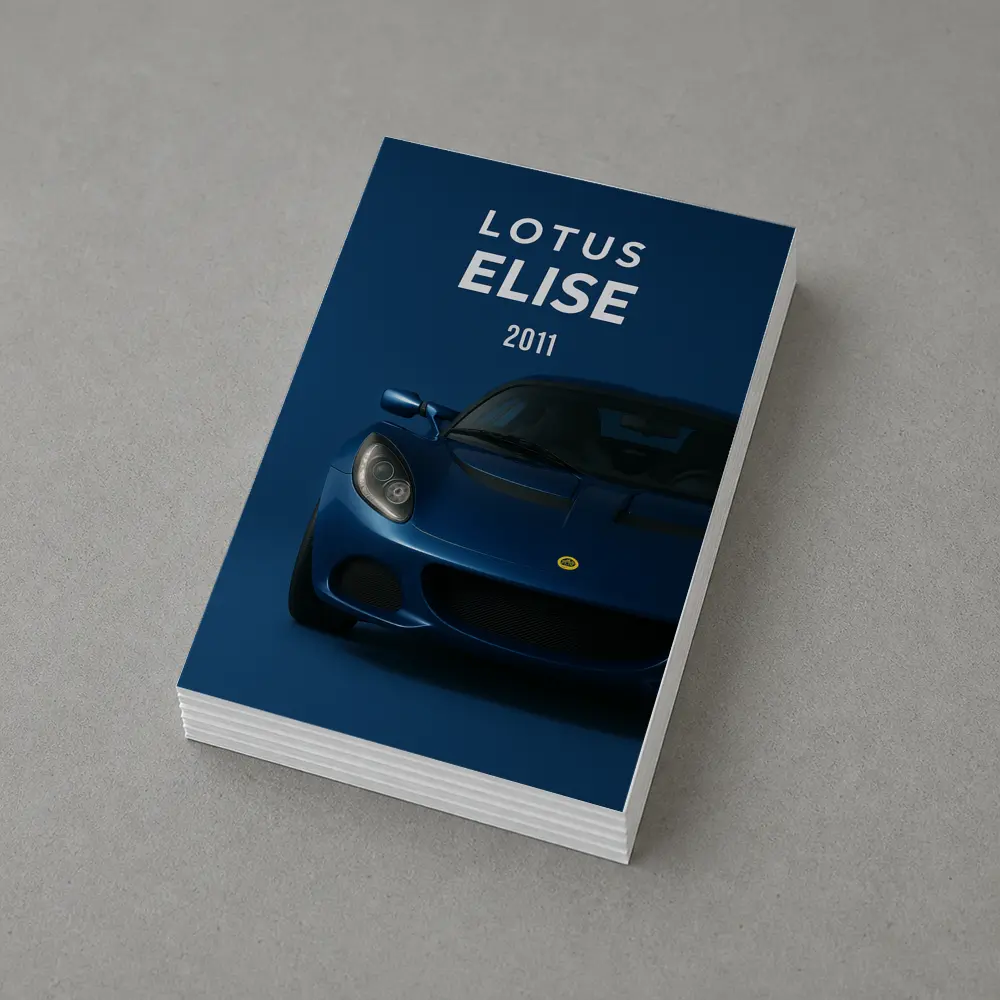 Lotus Elise 2011 Blue Studio Art – Postcards