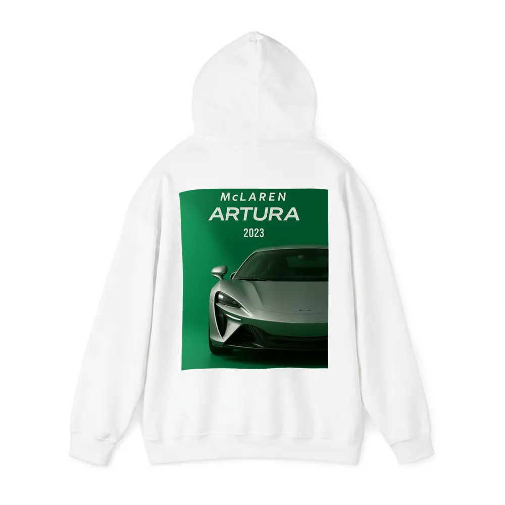 McLaren Artura 2023 Green Supercar Front View – Hoodies