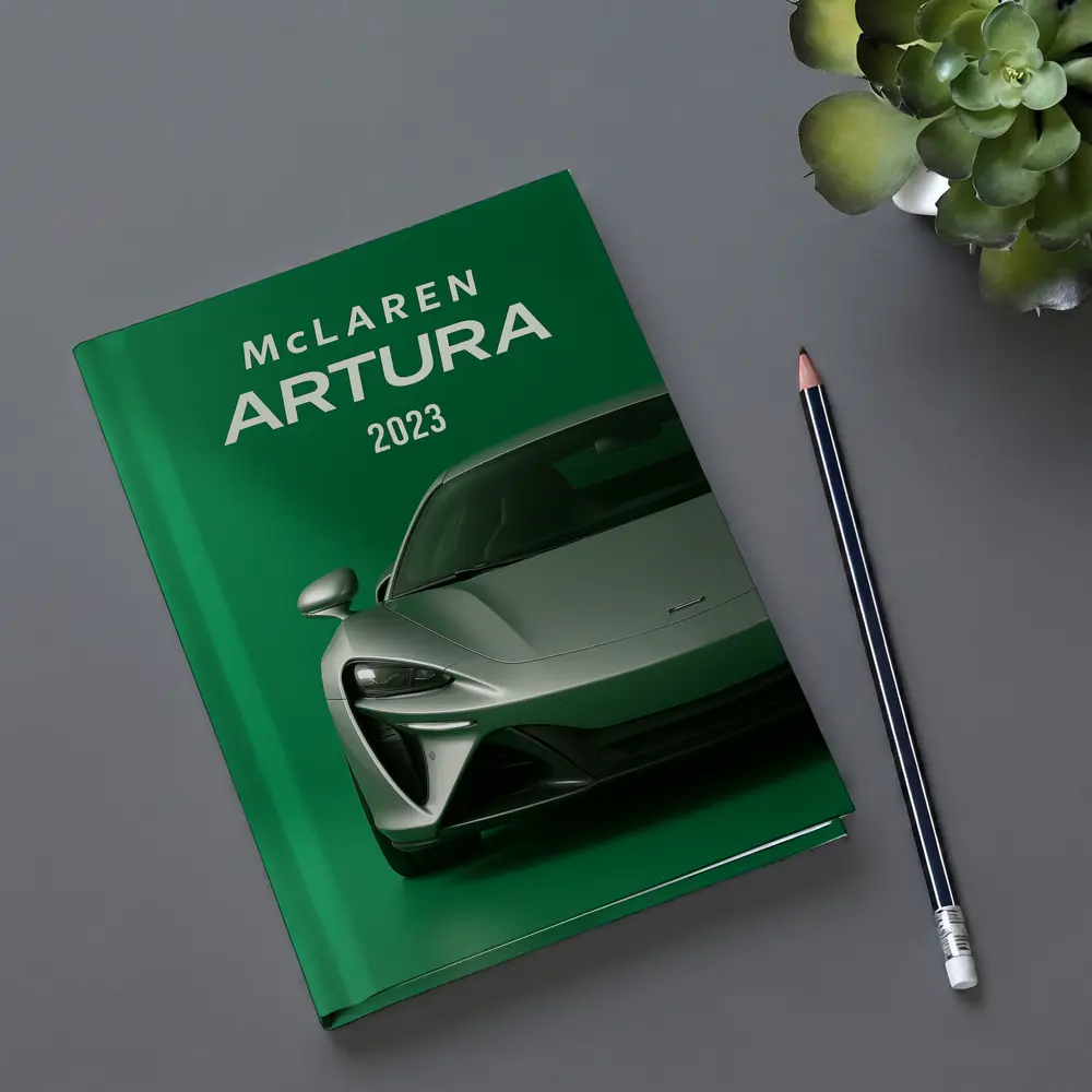McLaren Artura 2023 Green Supercar Front View – Notebooks