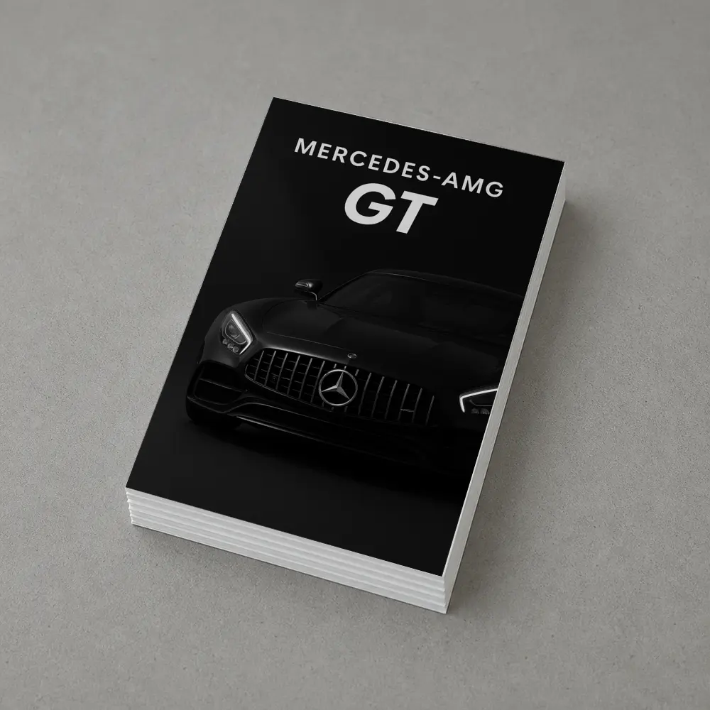 Mercedes AMG GT Black Dark Studio – Postcards