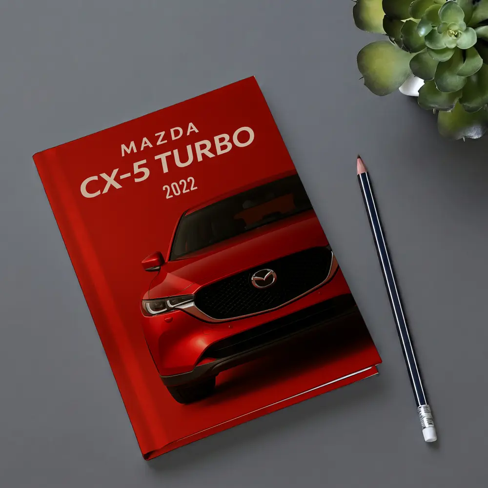 Mazda CX-5 Turbo 2022 Red Background – Notebooks