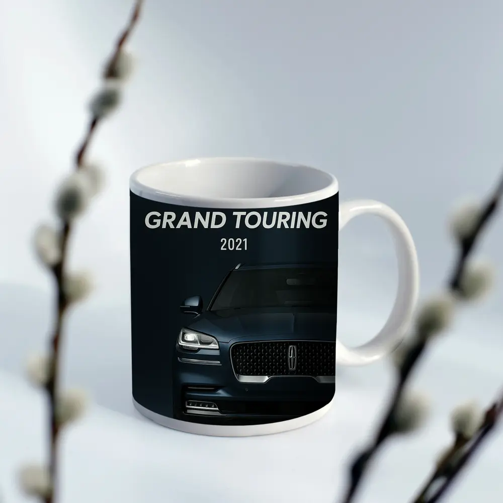 2021 Lincoln Aviator Grand Touring Dark Background – Mugs