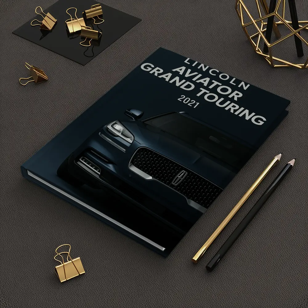 2021 Lincoln Aviator Grand Touring Dark Background – Notebooks