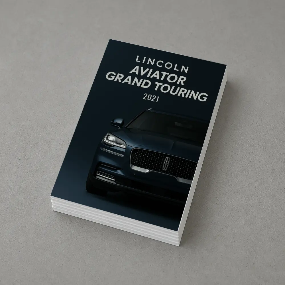 2021 Lincoln Aviator Grand Touring Dark Background – Postcards