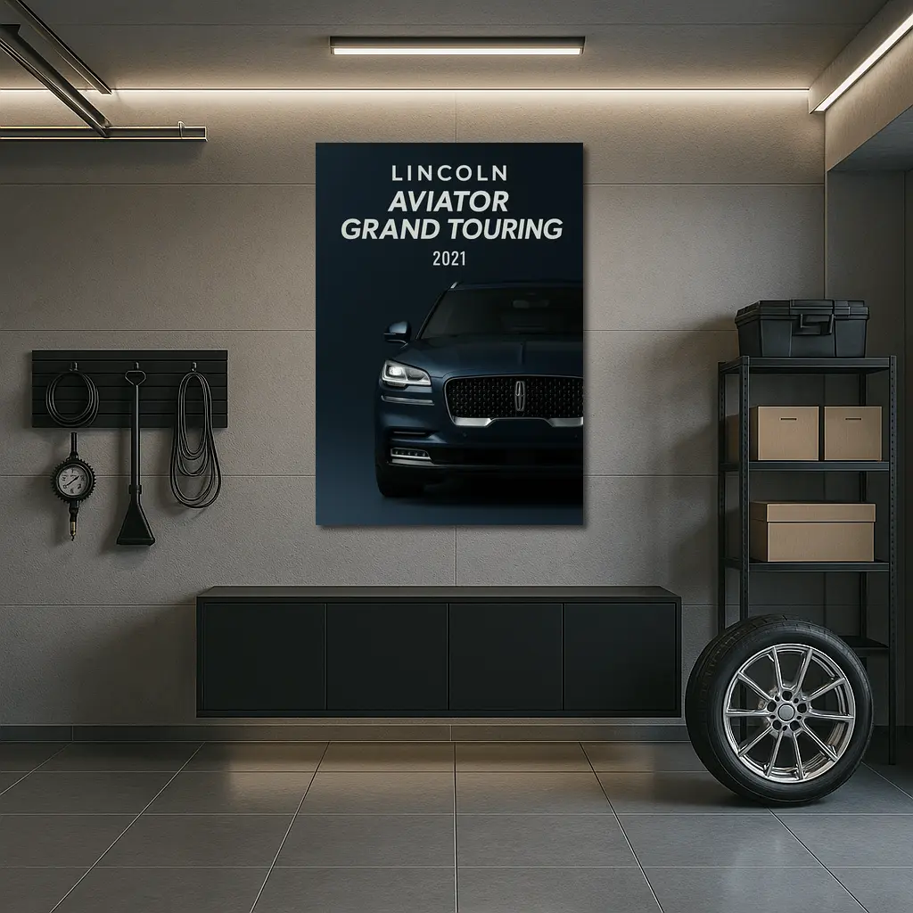 2021 Lincoln Aviator Grand Touring Dark Background – Wall Art