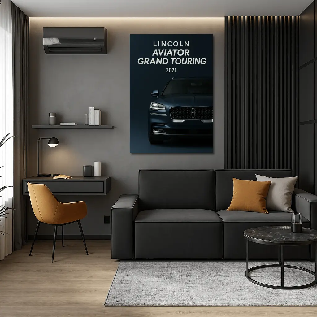 2021 Lincoln Aviator Grand Touring Dark Background – Wall Art