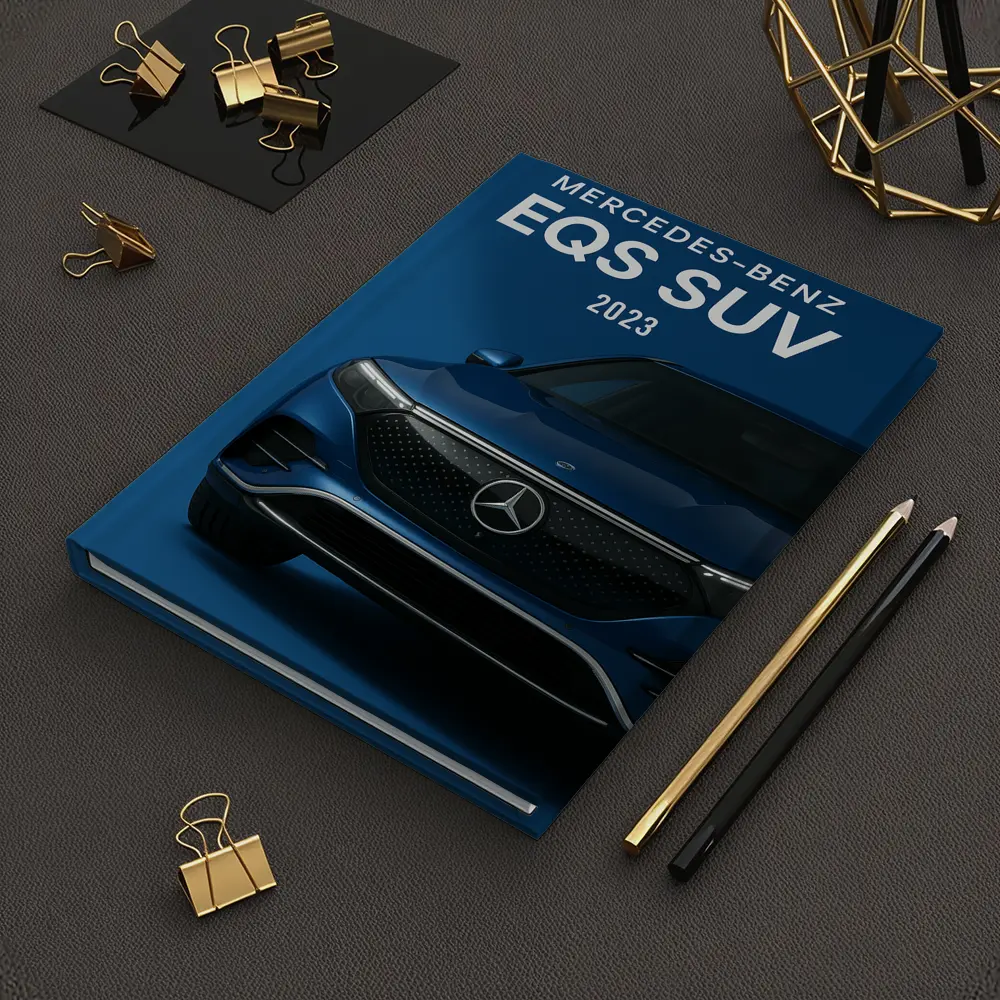Mercedes Benz EQS SUV Blue Studio – Notebooks