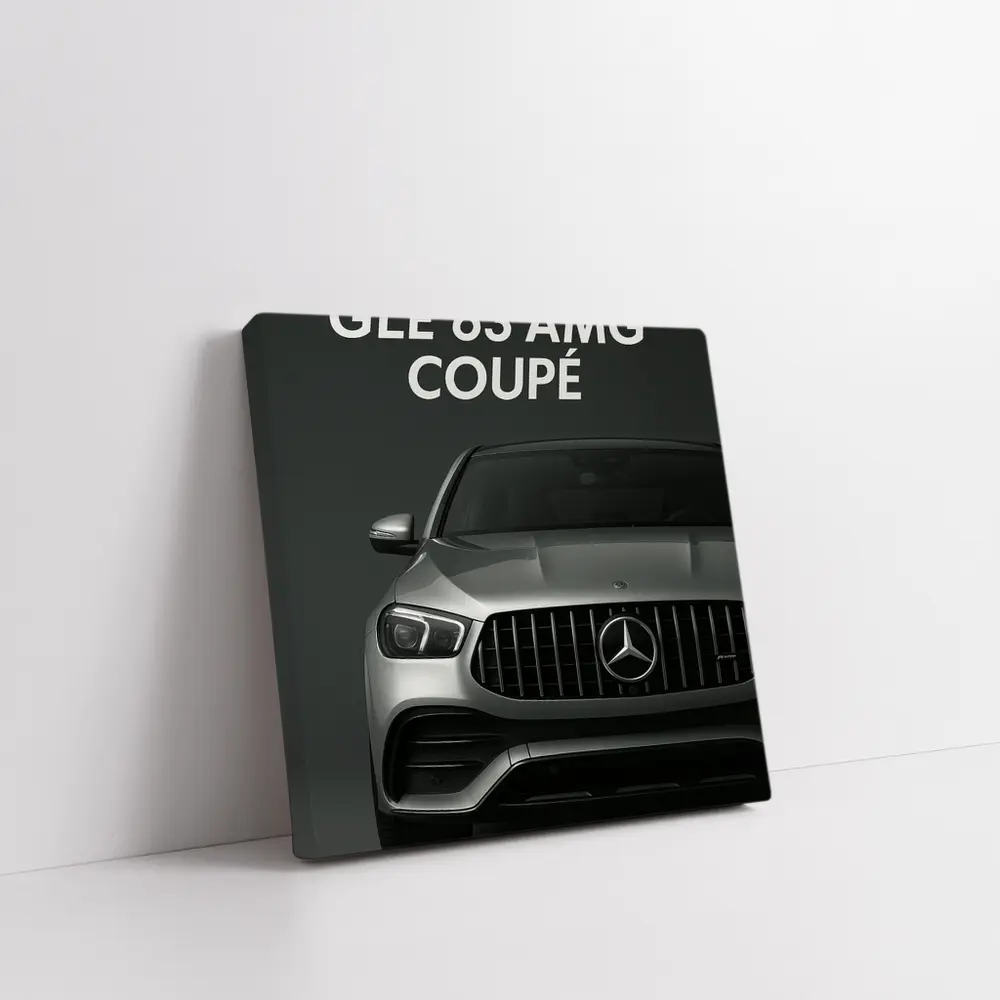 Mercedes GLE 63 AMG Coupe Dark Background – Wall Art