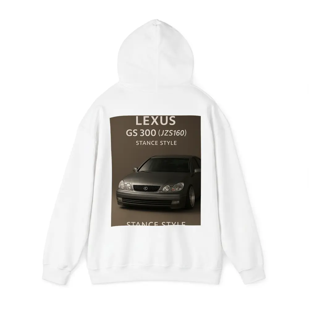 Lexus GS Stance Style Silver Sedan Art – Hoodies