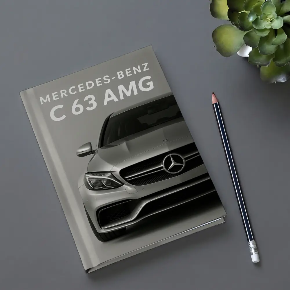 Mercedes Benz C63 AMG Silver Front View – Notebooks