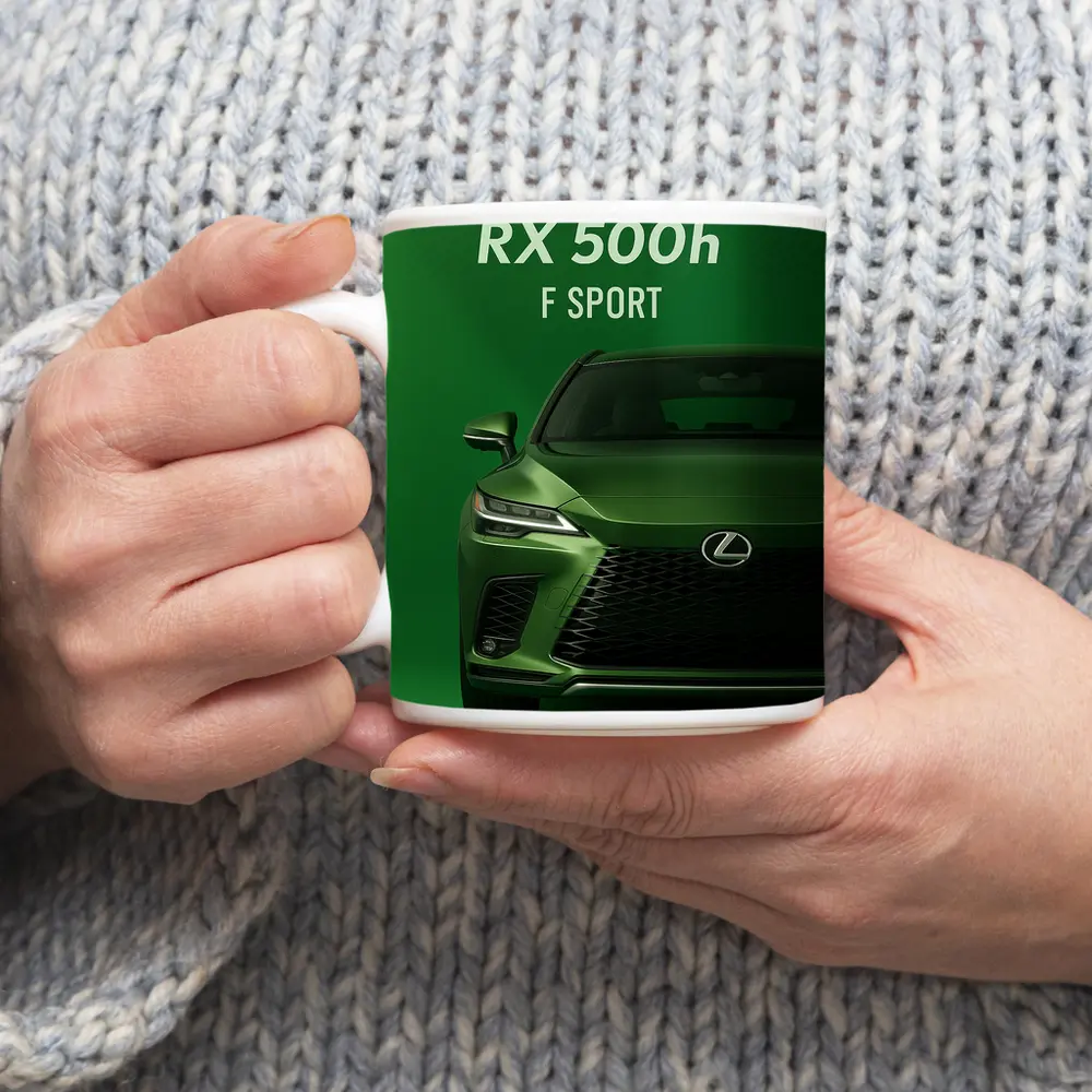 Lexus RX F Sport Green Studio Shot – Mugs