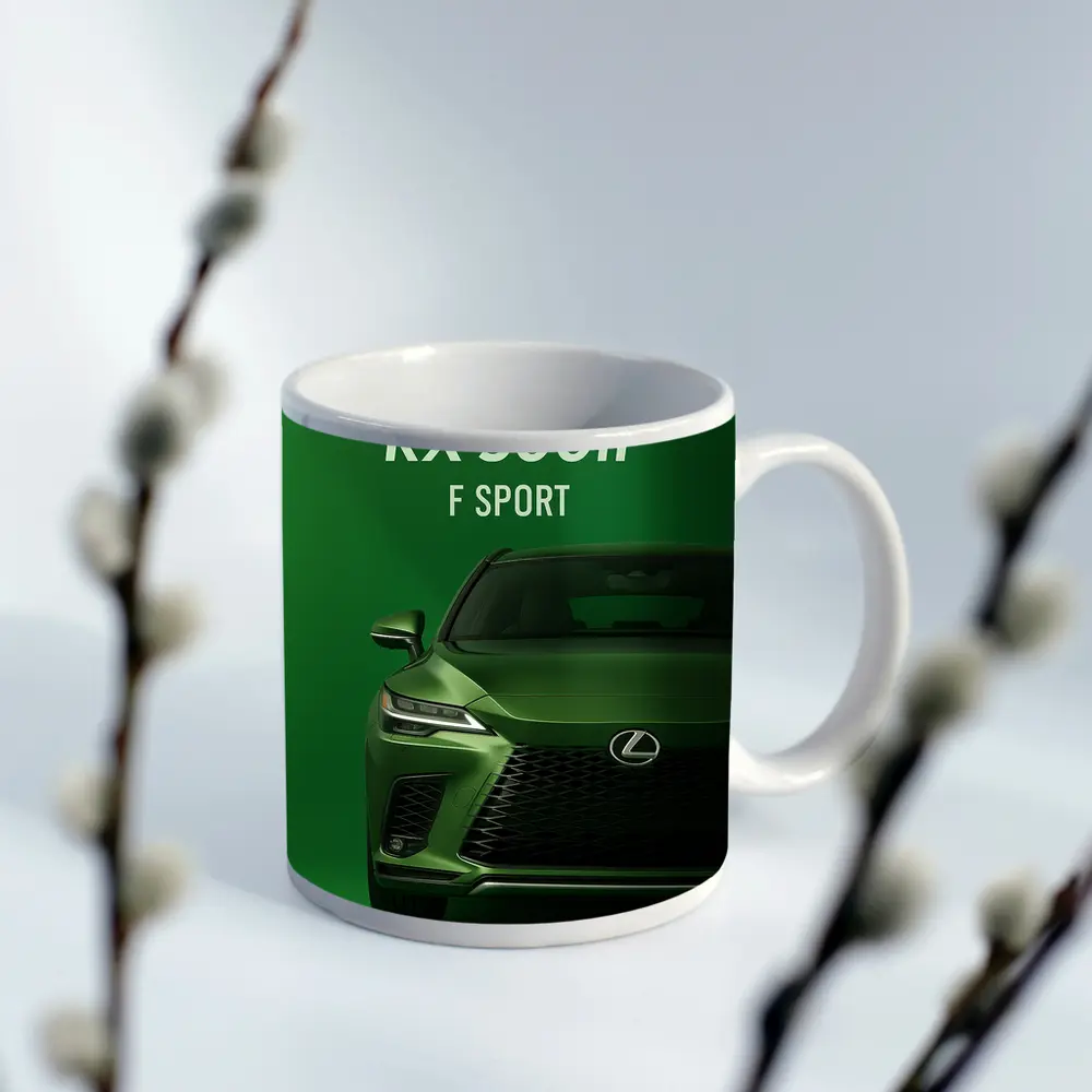 Lexus RX F Sport Green Studio Shot – Mugs