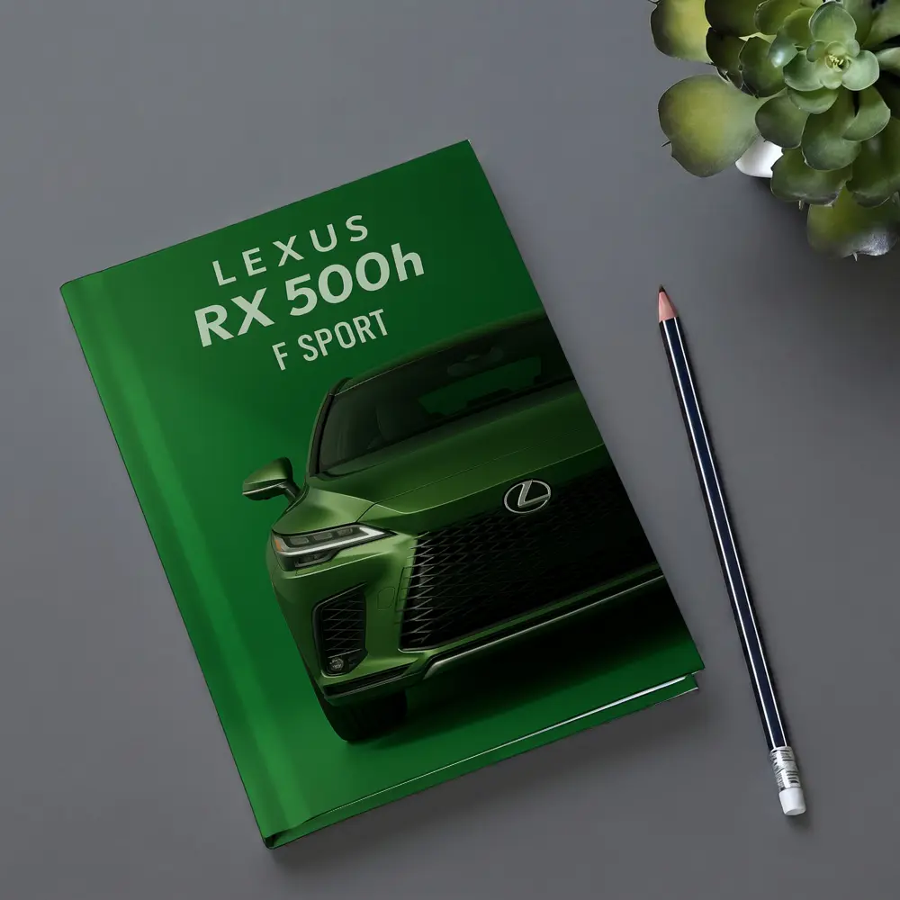 Lexus RX F Sport Green Studio Shot – Notebooks