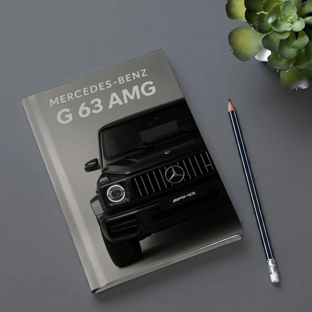 Mercedes Benz G63 AMG Black Front View – Notebooks