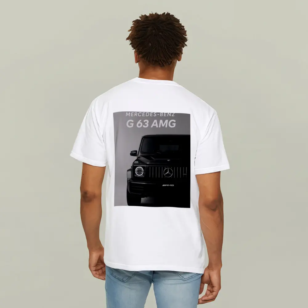 Mercedes Benz G63 AMG Black Front View – T-Shirts