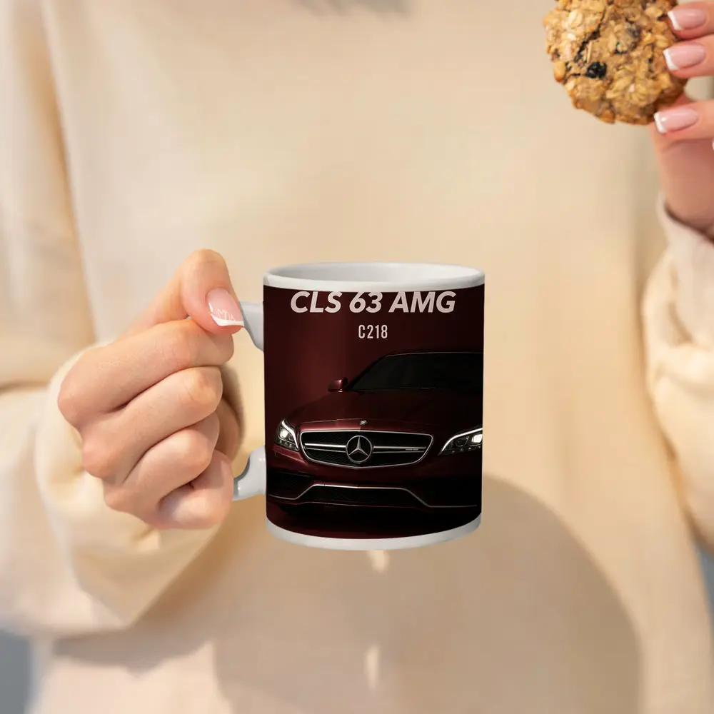 Mercedes Benz CLS AMG Dark Red Studio – Mugs