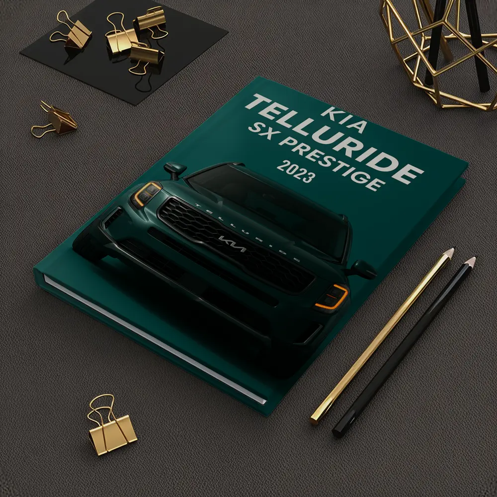 Kia Telluride SX Prestige Dark Green SUV – Notebooks