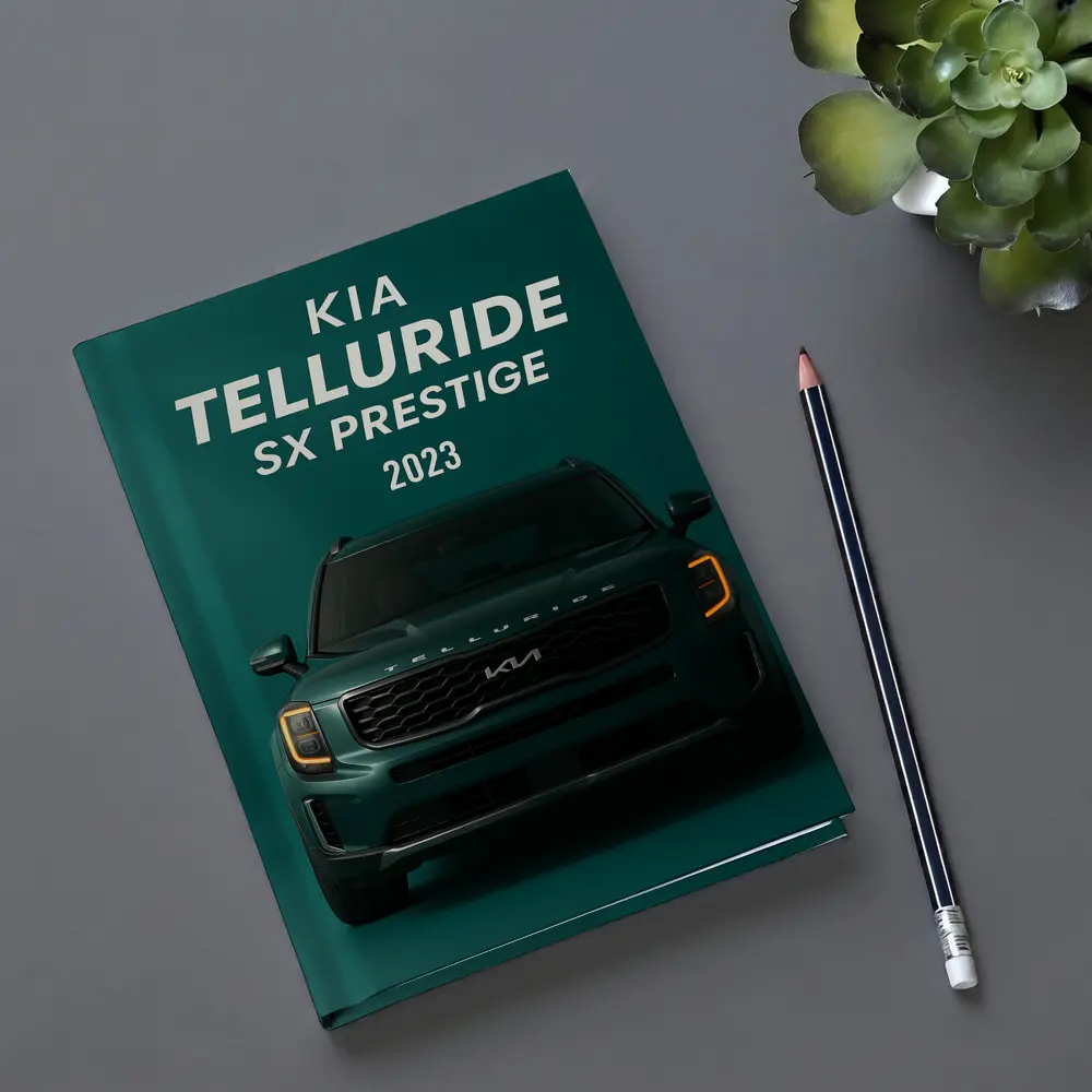 Kia Telluride SX Prestige Dark Green SUV – Notebooks