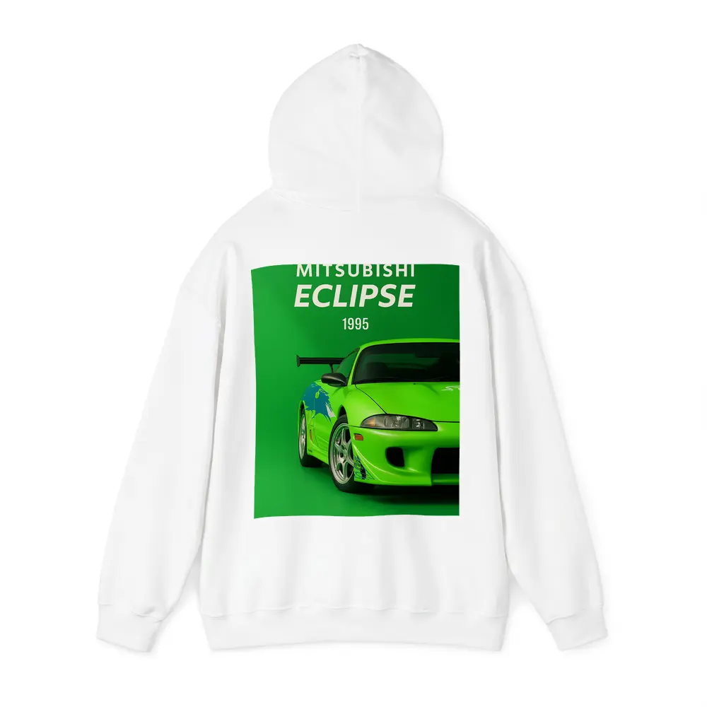 Mitsubishi Eclipse 1995 Green Sport Car – Hoodies