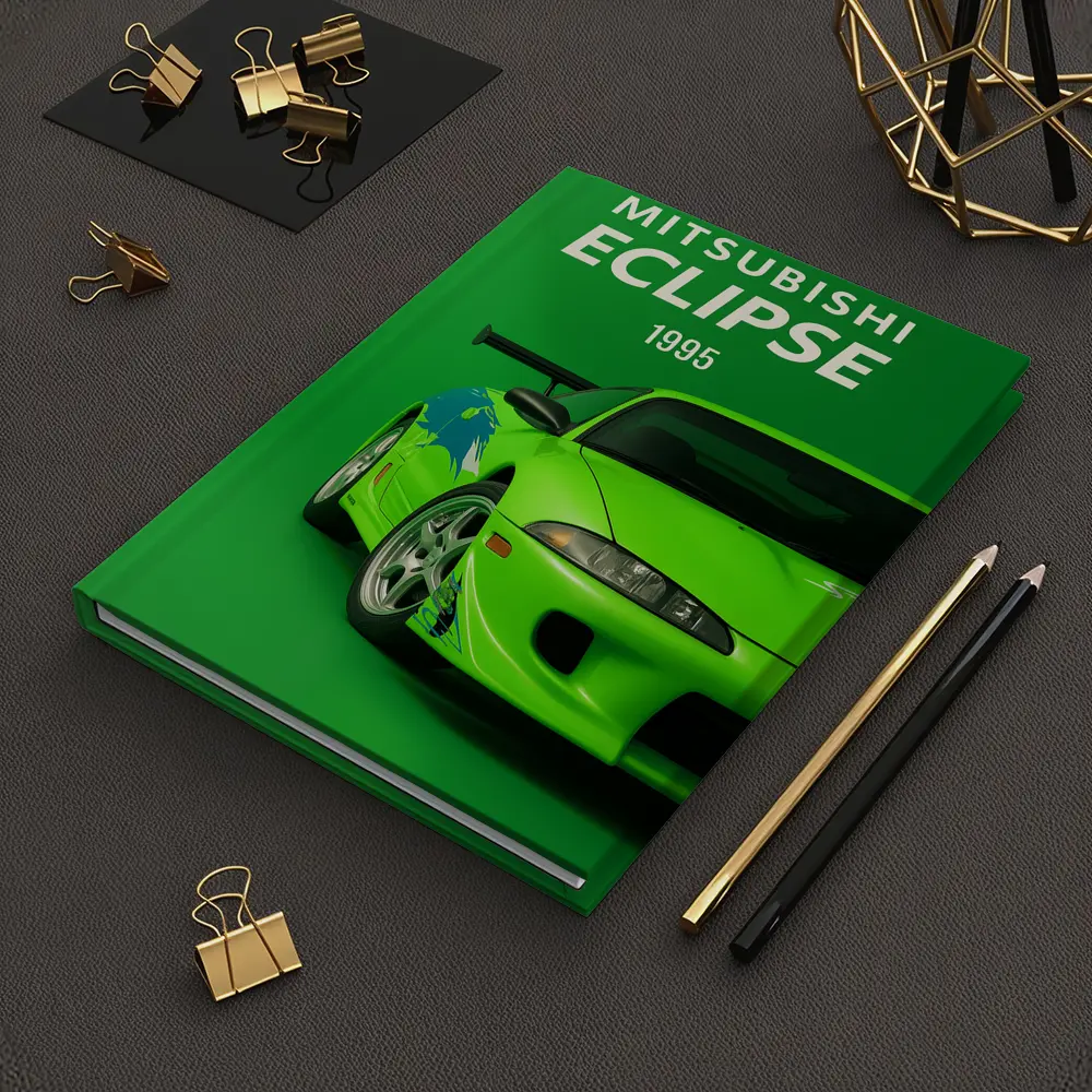 Mitsubishi Eclipse 1995 Green Sport Car – Notebooks