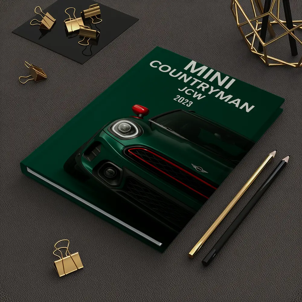 Mini Countryman JCW Front View Green – Notebooks