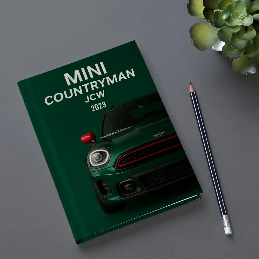 Mini Countryman JCW Front View Green – Notebooks