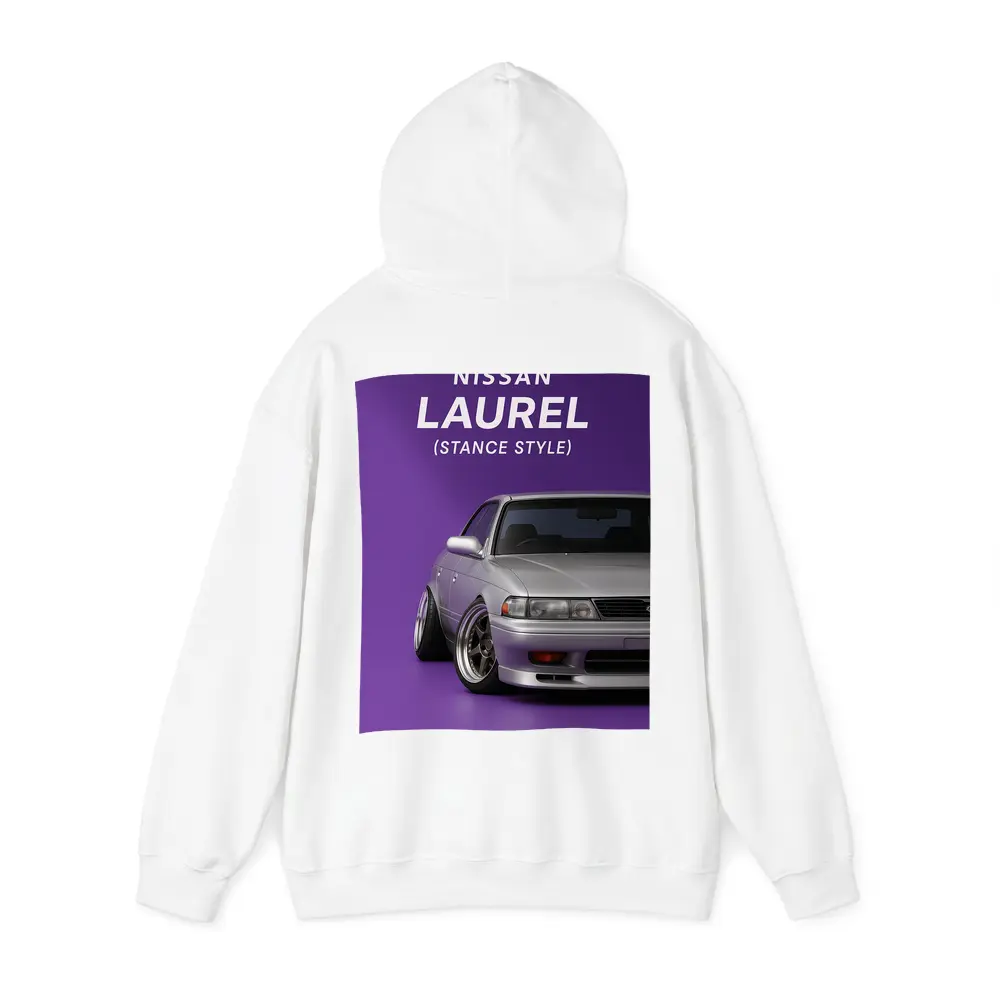 Nissan Laurel Stance Style Purple Background – Hoodies