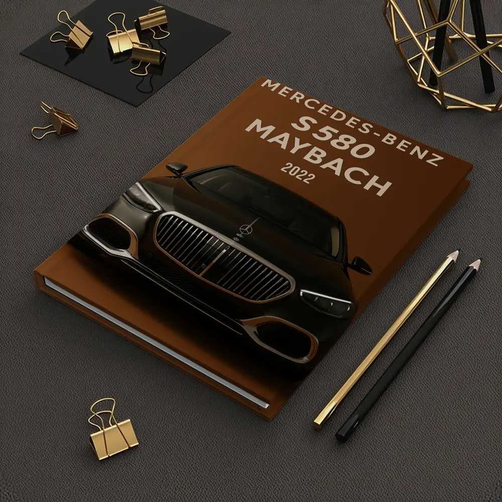 Mercedes Benz S580 Maybach Brown Background – Notebooks