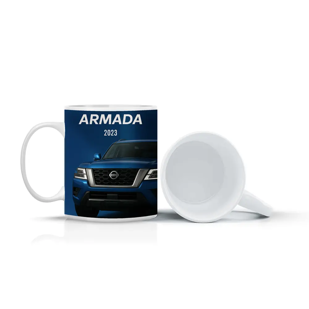 Nissan Armada SUV Blue Studio Shot – Mugs