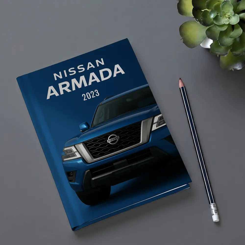 Nissan Armada SUV Blue Studio Shot – Notebooks