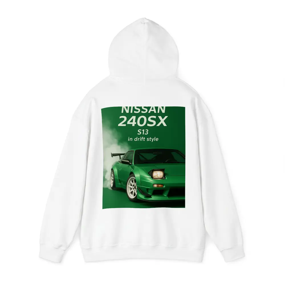 Nissan 240SX S13 Green Drift Style Art – Hoodies