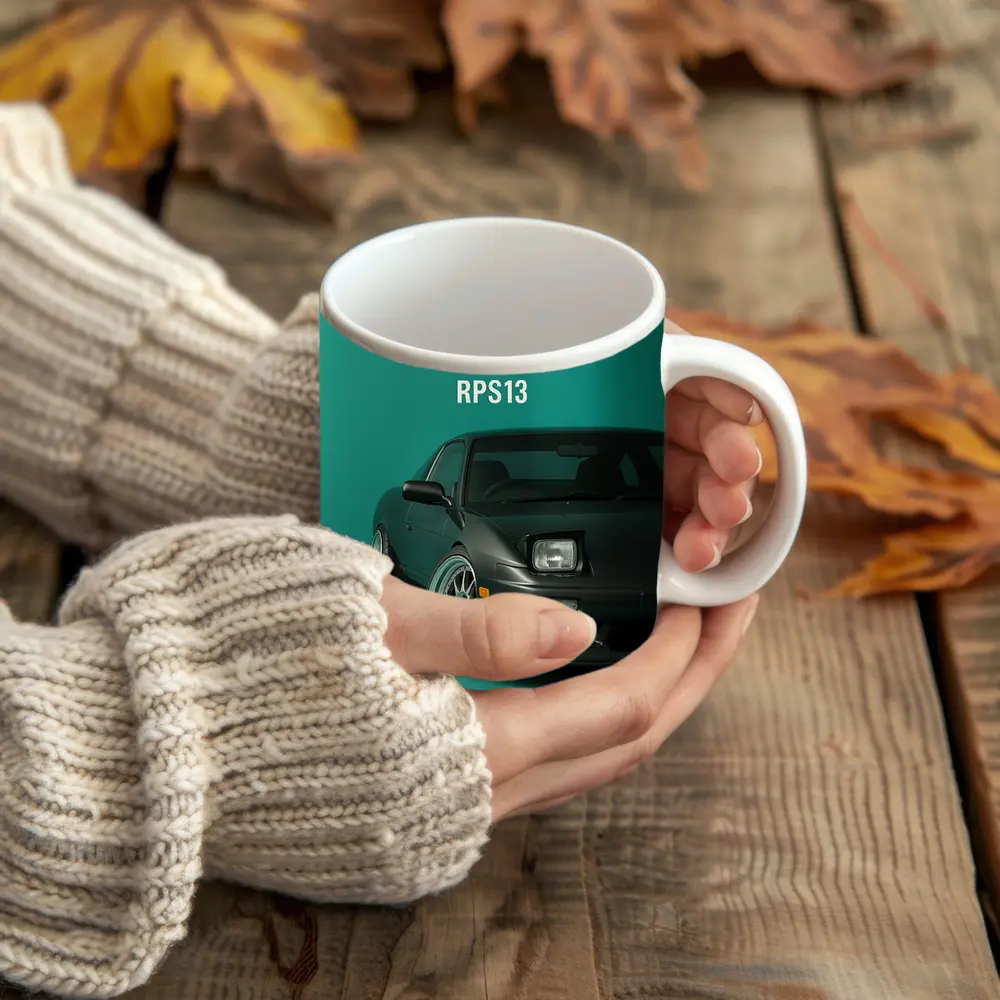 Nissan 180SX RPS13 Stance Style Green – Mugs
