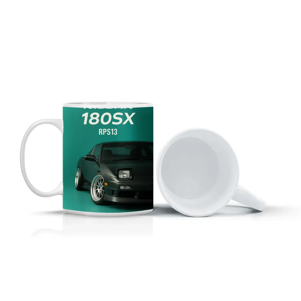 Nissan 180SX RPS13 Stance Style Green – Mugs