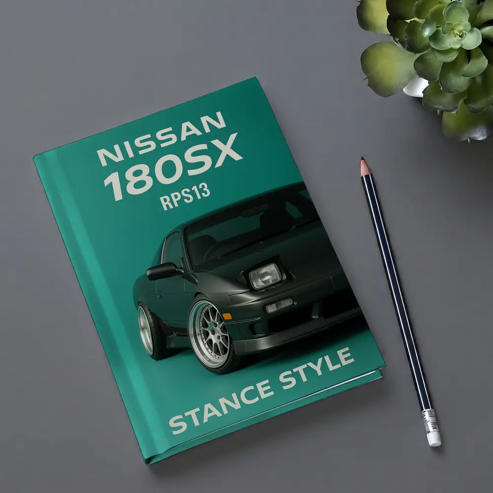 Nissan 180SX RPS13 Stance Style Green – Notebooks