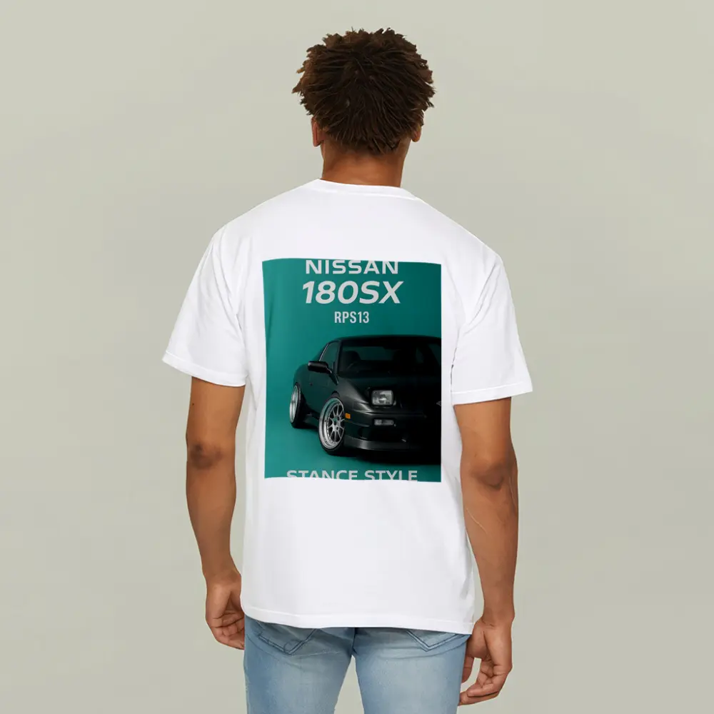 Nissan 180SX RPS13 Stance Style Green – T-Shirts