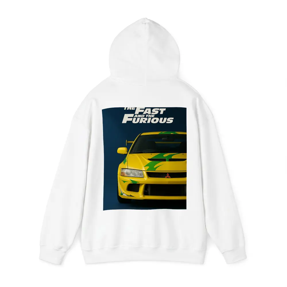 Mitsubishi Lancer Evolution Fast Furious Yellow – Hoodies